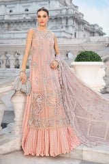 Unstitched Embroidered Chiffon Suit