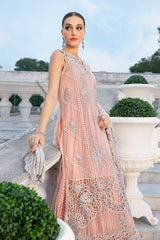 Unstitched Embroidered Chiffon Suit