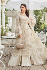 Unstitched Embroidered Chiffon Suit
